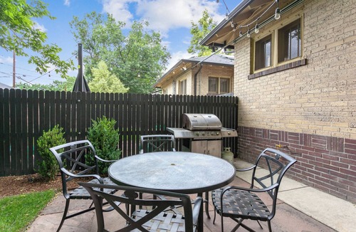 Congress Park House | Perfectly Walkable Congress Park Home w/Office and Fenced-in Shaded Back Yard