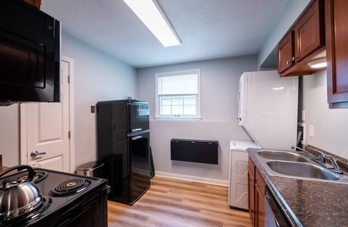 Oread Apartment | Playful, walkable, and comfortable, just steps from Mass Street.
