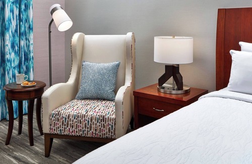 Valencia Hotel | Polished King Guestroom | Fenced Outdoor Heated Pool, Hot Tub & Courtyard Access