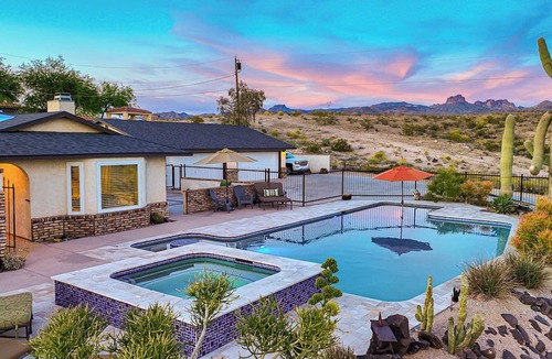 Bullhead City House | Pool Home w/Spa, Blackstone, Ping Pong & Dog Friendly!
