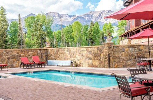 Mountain Village Hotel | Private Lock-Off Room With Access to Hot Tub, Pool and Fire Pit
