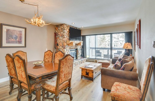Eagle-Vail Condo | Private Riverside Ski Retreat 2/2 condo close to Beaver Creek and Vail