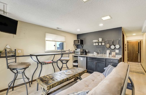 Cheyenne Meadows Apartment | Ravine Row! Cozy Getaway w/Hot Tub & Backyard
