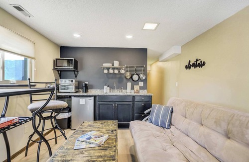Cheyenne Meadows Apartment | Ravine Row! Cozy Getaway w/Hot Tub & Backyard