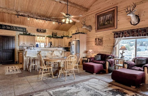 Alpine Village House | Remodeled, Dog-Friendly Cabin w/Large Fenced Yard, WiFi & W/D - Great for ATVs