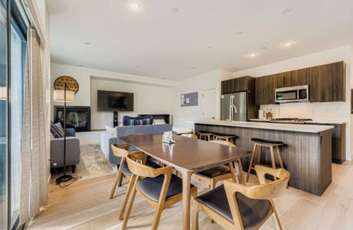 Willow Grove Condo | Riverfront Condo Near Keystone & Breck | Fireplace, Heated Floors |Mountain Views |Covered Parking
