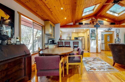 Burnt Ranch House | Riverfront getaway with a private beach, great views, & fantastic fishing