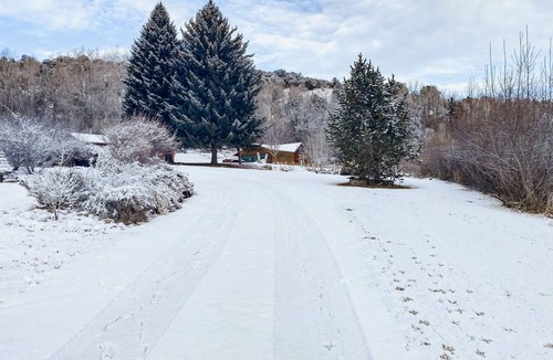 Dotsero House | Riverfront home near fishing & hiking with grill, river views, streaming, W/D