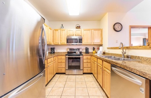 Mountain House Condo | Roomy Condo w/Mountain Views & Great Location, Short Walk to Shops & Dining!