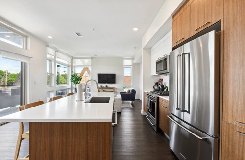 Highland Condo | Rose All Day | 2BR LoHi Loft | Walk to Ball Arena | Dog-Friendly