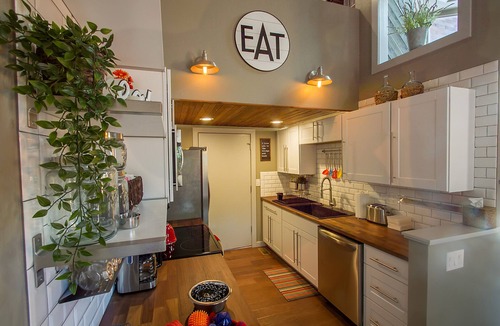 Colorado Springs House | Rustic-Modern Townhome A in Ivy Wild/Downtown