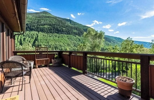 Vail House | Scenic, three-story townhome near all-season recreation with fireplace & grill