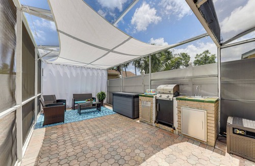 Whisper Walk House | Screened Patio + Pool: Work Remote in Boca Raton!