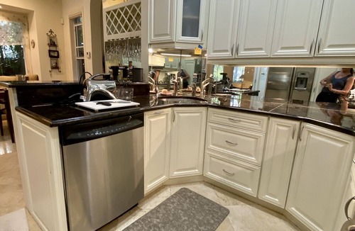 Delray Beach House | Second Floor Private Pool with BBQ and summer kitchen. One block from the Avenue