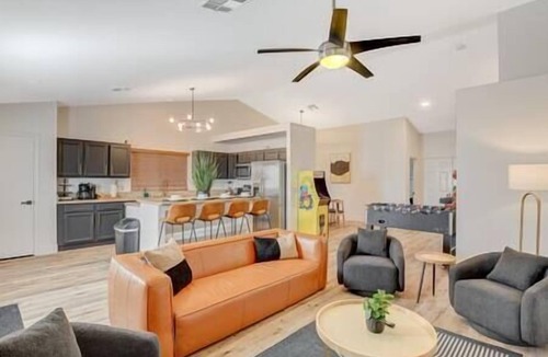 North Las Vegas House | Serene 5BR Retreat w/Pool, Spa, & Arcade Games!
