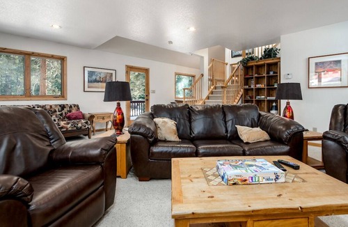 Blue River House | Sherwood Forest Home: Peaceful Wooded Setting, Hot Tub