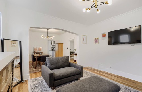 West Colfax House | Sloan’s Sweet Spot: 2BR Hideaway Near the Lake