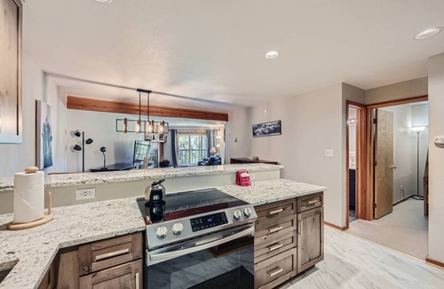 Wildernest Condo | Snowscape 64: Cozy Condo Steps from Hiking, Stunning Views, Pool, Hot Tub, Game Room, Near by Skiing
