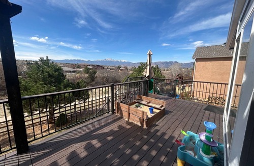 Northeast Colorado Springs House | Spacious 4-bedroom house with AMAZING Pikes Peak View and great location!