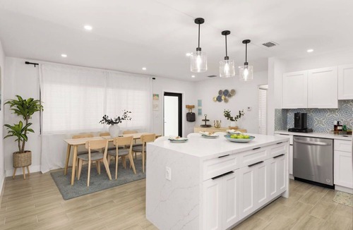 Highland Garden House | Spacious 4-bedroom house with a pool in fabulous Hollywood, FL