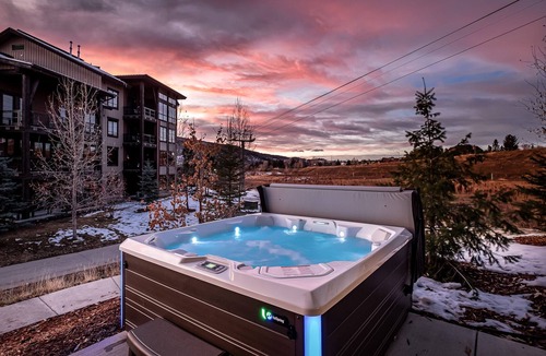 Steamboat Springs Ski Chalet | Star gaze under the gondola: Pool, walk to gondola