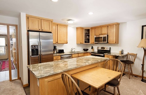 Snowmass Village Condo | Steps to Outdoor Pool/Hot Tub! Patio with Grill, Wood Fireplace & Covered Parking