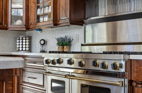 Lake Arrowhead House | Stunning French Chateau: 2 Master Bdrms, Views, Chef’s Kitchen, Game Rm, Firepit
