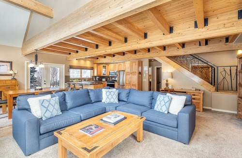 Telluride Condo | Summer Sun & Fun on the River Trail | private deck + hot tub + heated pool