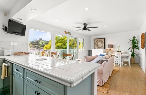 Summerland House | Summerland Beach retreat with incredible views and two-story decks