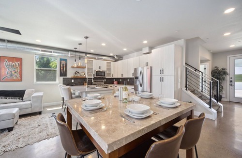 Old Town North House | Swanky Townhome near Old Town, Breweries, & River!