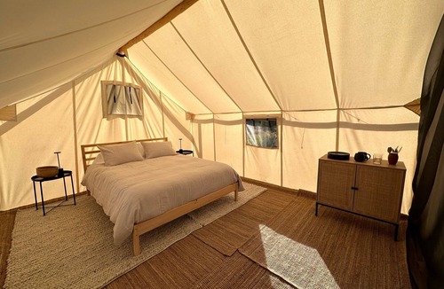 Villa Grove RV Rental | Tent 2 at Red Moon Ranch- Glamping!
