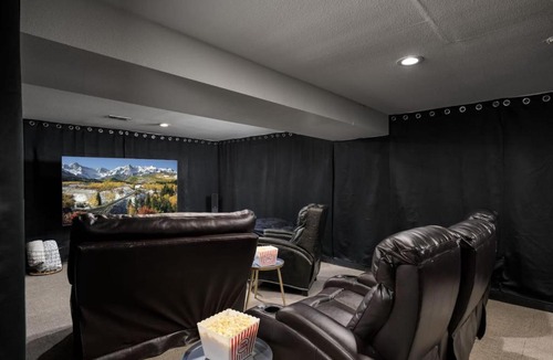 Lamar Heights Area House | The MCM Movie Manor Big Backyard Movie Theater