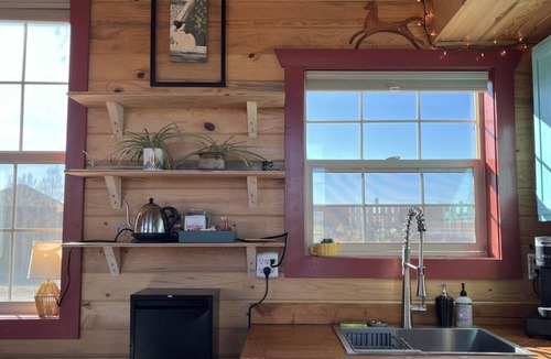 Orchard City House | The Turquoise Door at Triple View Tiny Houses