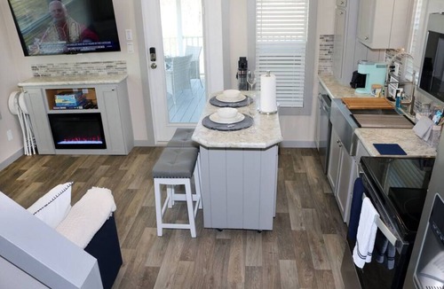 Okmulgee House | Tiny Grey with Loft: Twin Lakes Tiny Homes of Okmulgee