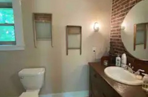 Fairborn House | Tranquil 1834 Homestead, 2-story deck, fire pit, & pet friendly.