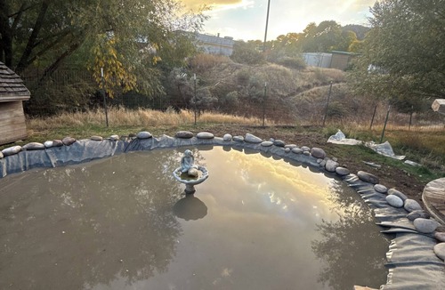 New Castle House | Tranquil farmhouse coi pond chickens duck eggs and pigmy goats, in New Castle co