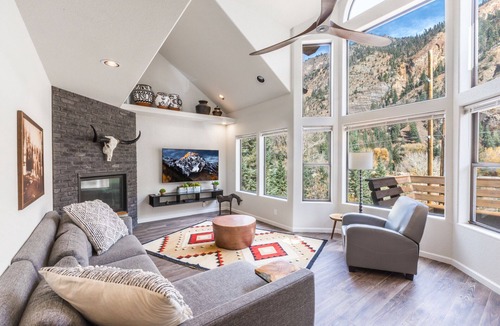 Ouray Condo | Tranquil Mountain Retreat | Deck with Views | Walk to Downtown Ouray