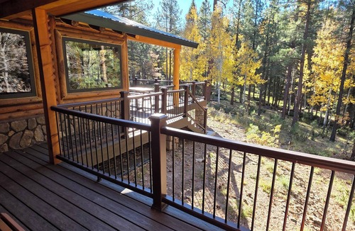 Alpine Cabin | Tree House View Cabin 3 Bedroom 3 Bath, Borders National Forest in Alpine AZ
