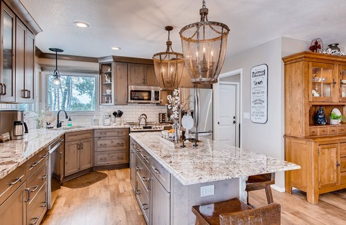 Colorado Springs House | Upscale Black Forest Retreat - Pikes Peak Views · Sunroom · Firepit · 10 Acres