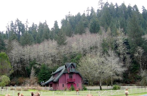 Berry Glenn House | Upscale Farmhouse Cabin Encircled by Redwoods, Northern California