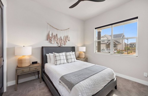 Centerra House | Upscale Waterfront Estate w/ Mtn Sunset Views!