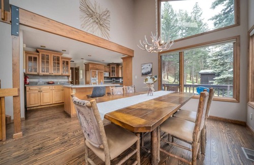 Aspen Brook Cabin | Walk into Park! Pool Table, 2 Fireplaces, River