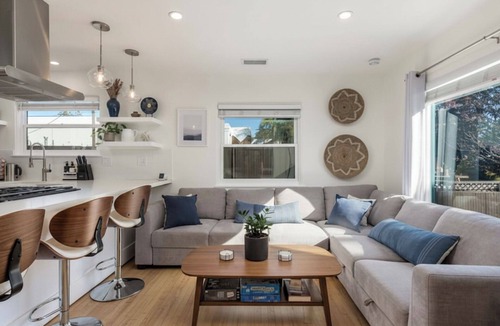 West Beach House | Walk to the Beach & Funk Zone: Hot Tub, Fire Pit