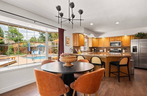 Grand Junction House | Wanderlust Refuge - Quiet Home w/Pool, Theater, Game Room, 5 min to airport