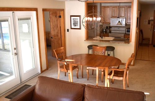 Lakeside Village Condo | Waterfront Escape Surrounded by Nature & Mtns. Min from Golf. 2BR/2BA Prv Patio