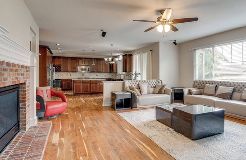 Aurora House | Yard, Home Gym, & Game Room: Spacious Aurora Home