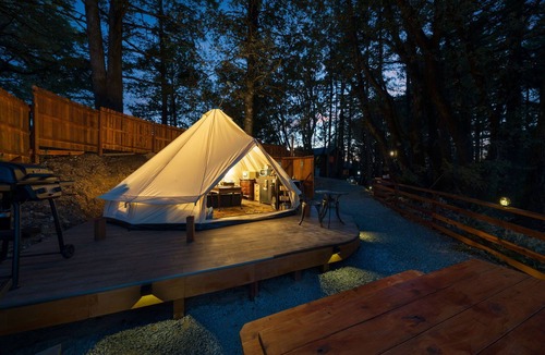 Los Gatos RV Rental | Yurt Above it All - Glamp on-site