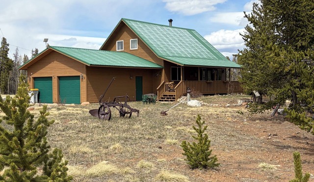 2 bedroom 2 bath cozy cabin on 40 acres in Fairplay.