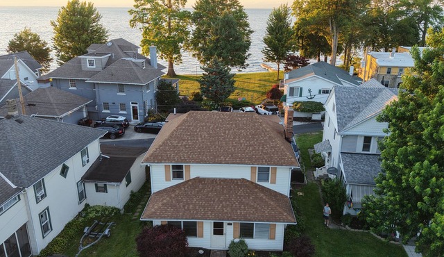 4BR Lakefront Getaway! Sunset Views, Private Community Beach, Cozy Back Porch