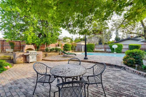 5 Mi to Fresno State: Family Gem w/Backyard Oasis